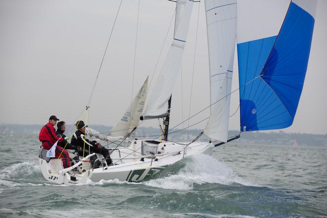 Mike Flood’s J7T won the J70 class with four wins and two second places - AVEVA September Regatta 2013 ©  Michael Austen